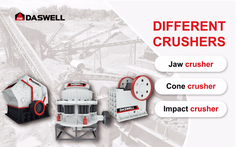 Choose different crushing machine choose different crushing machine