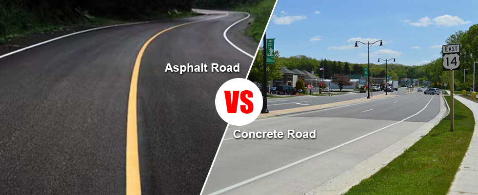 Asphalt Road VS Concrete Road Pros and Cons