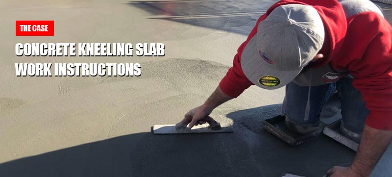 rodillera de hormigón tablero de hormigón para rodillas