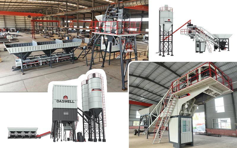 Configuration of concrete plant configuration of concrete plant