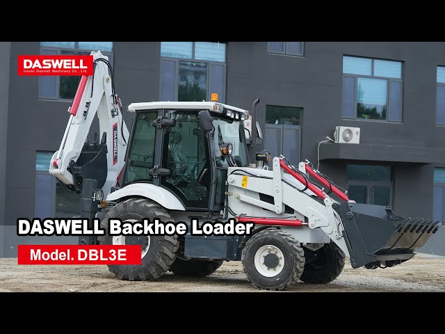 Daswell backhoe loader display