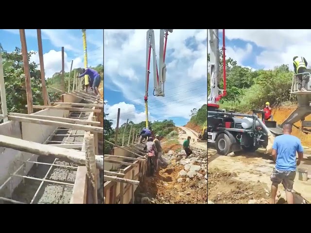 Daswell boom concrete pump works in Philippines