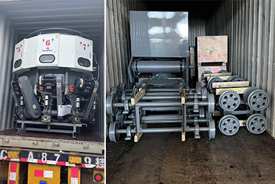 4 sets of cement packing line shipped to pakistan 15 Daswell cement packing line delivering to Pakistan