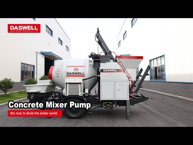 Daswell concrete mixer pump machine Daswell concrete mixer pump machine