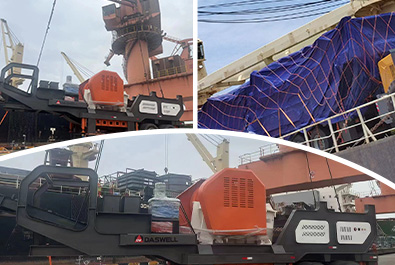 Daswell mobile stone crushing plant to Southeast Asia