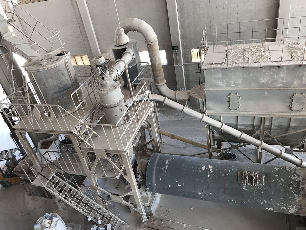 Planta de procesamiento de polvo de cuarzo 7 Línea de molienda de polvo de cuarzo Daswell en Egipto 4