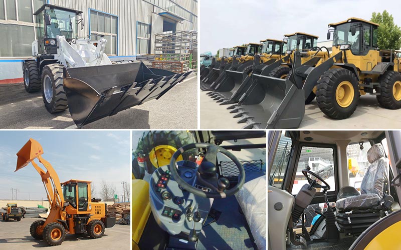 Daswell wheel loader in factory
