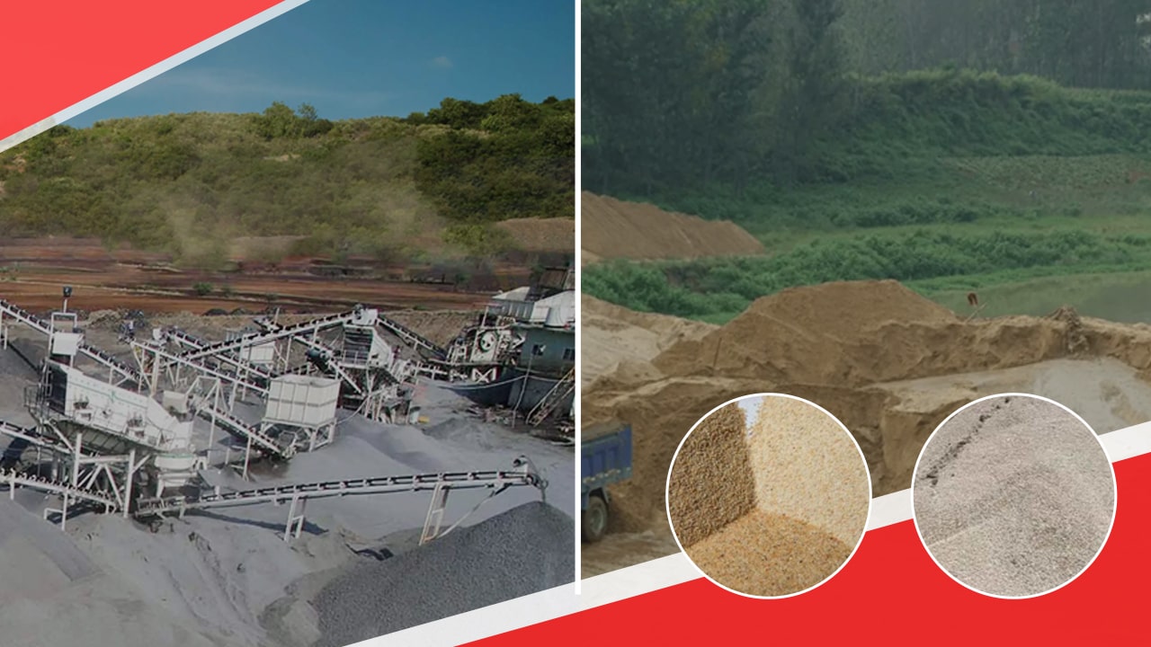 Difference Between Artificial Sand and Natural Sand