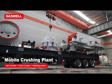 Mobile crushing plant 1 display and loading of daswell mobile crushing plant youtube video poster