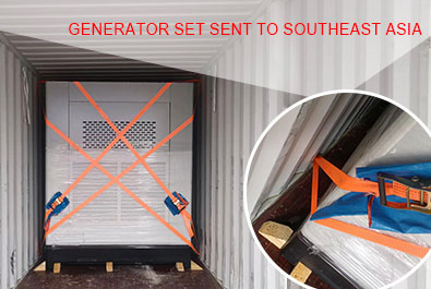 Genertor set sent to Southeast Asia