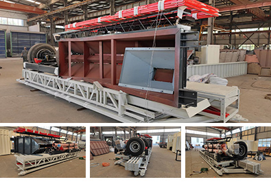 mobile concrete batching machine for Southeast Aisa