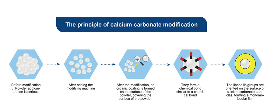 Principio de modificación del carbonato de calcio principio de modificación del carbonato de calcio