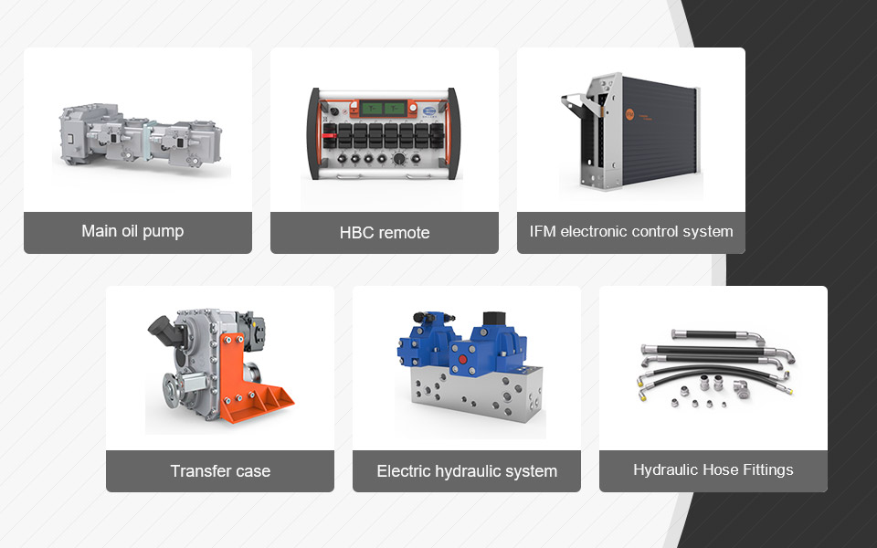 Systems & Main Parts of Daswell Pump Truck
