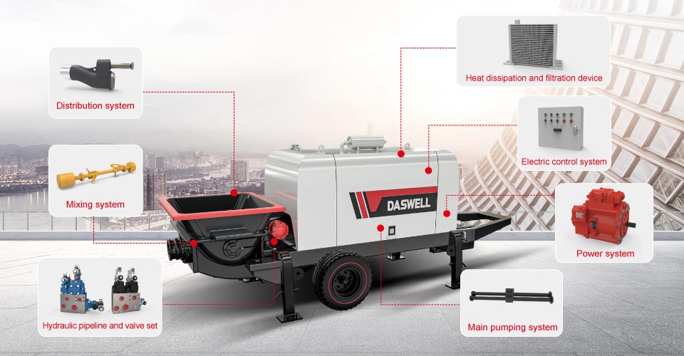 Trailer pump components trailer pump components