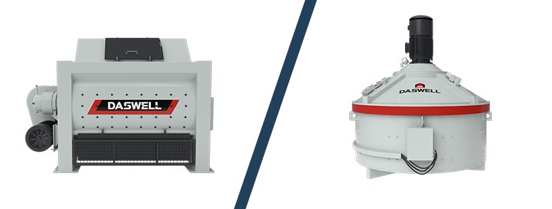 Twin shaft mixer and vertical shaft mixer twin shaft mixer and planetary concrete mixers