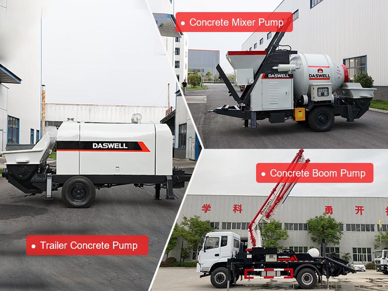 Types of concrete pumps Types Of Concrete Pumps