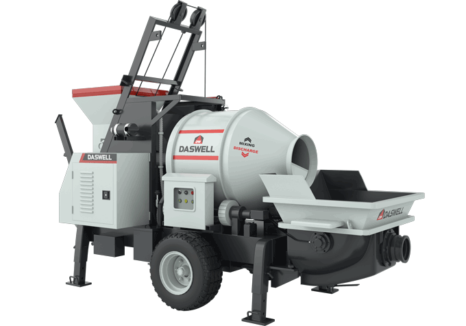 Concrete mixer pump concrete mixer pump