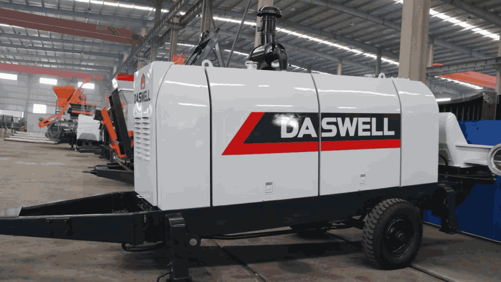 Daswell CPD4 concrete pump for Philippines