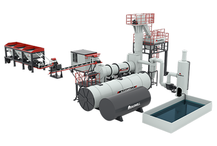 Philippines 8 mobile asphalt mixing plant