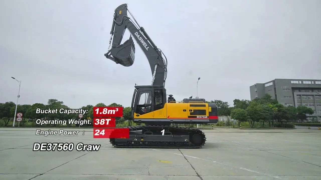 Daswell 38 ton excavator for efficient earthmoving