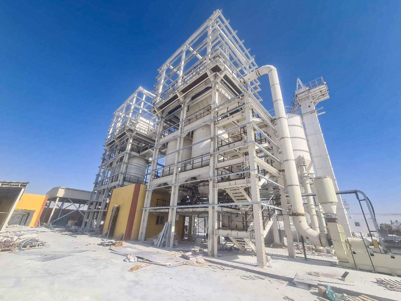 Daswell installed a calcium carbonate grinding and coating plant in Egypt
