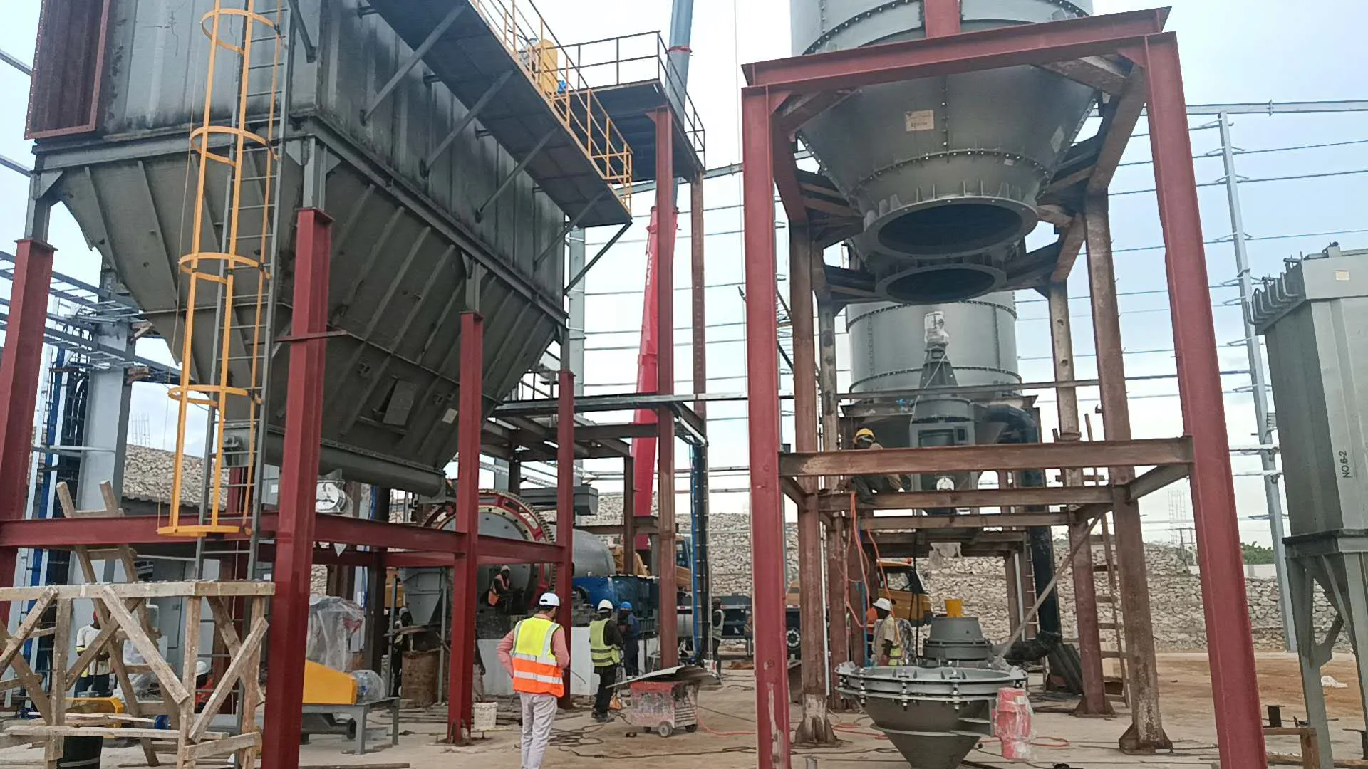 Daswell calcium carbonate production line Installed Successfully in Tanzania