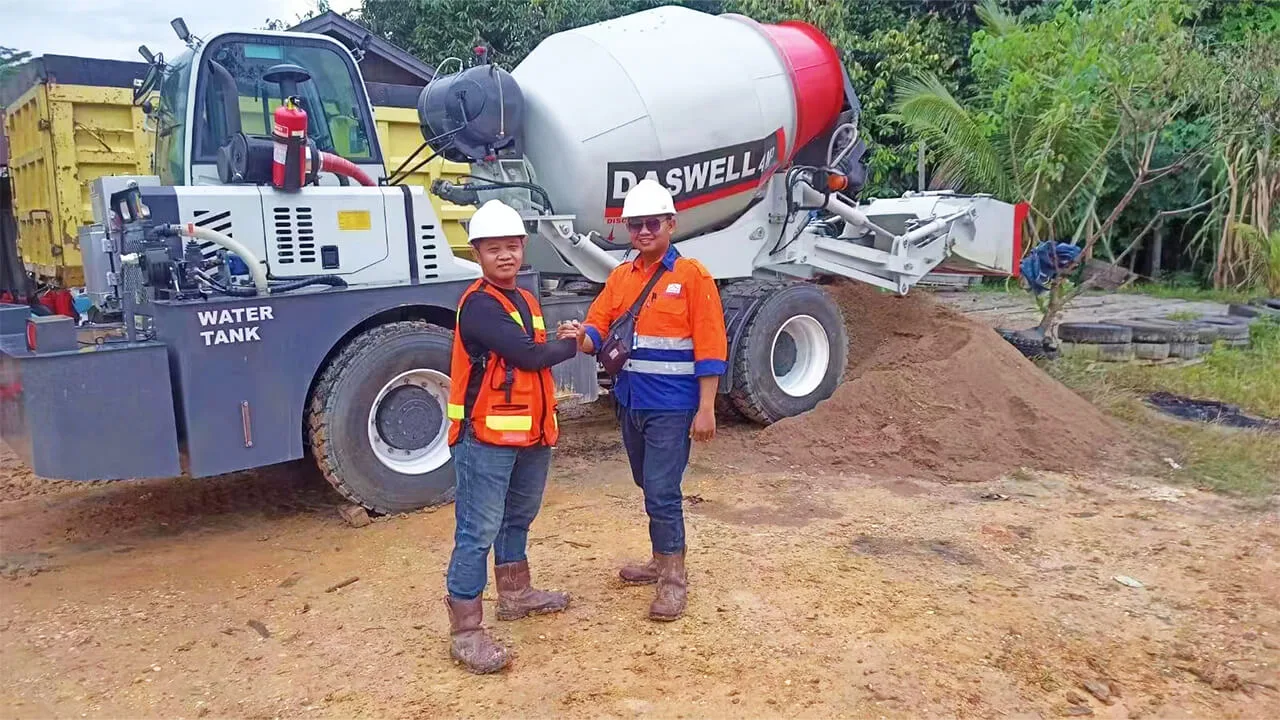 Daswell SLM4 Self Loading Concrete Mixer in Merauke, Papua