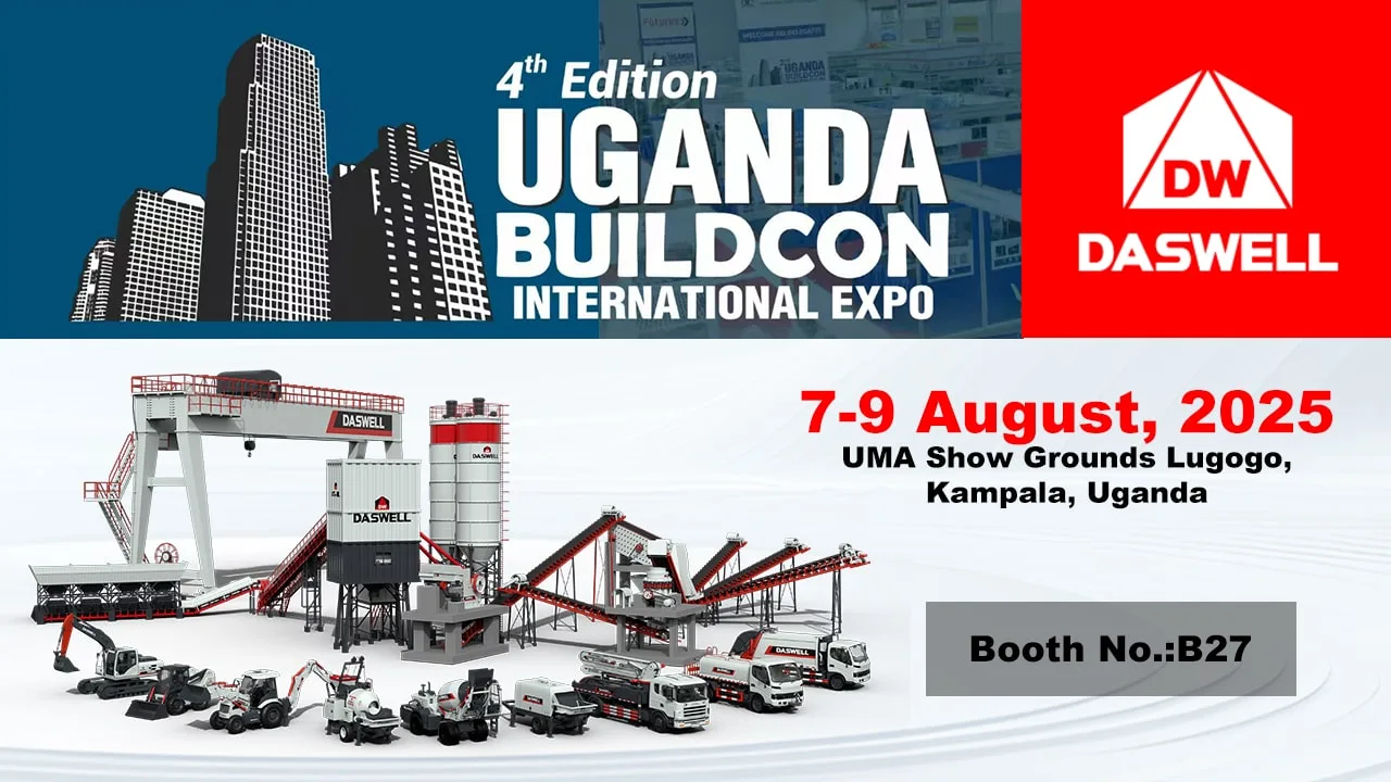 Daswell Machinery showcase the 4th Uganda Buildcon International Expo