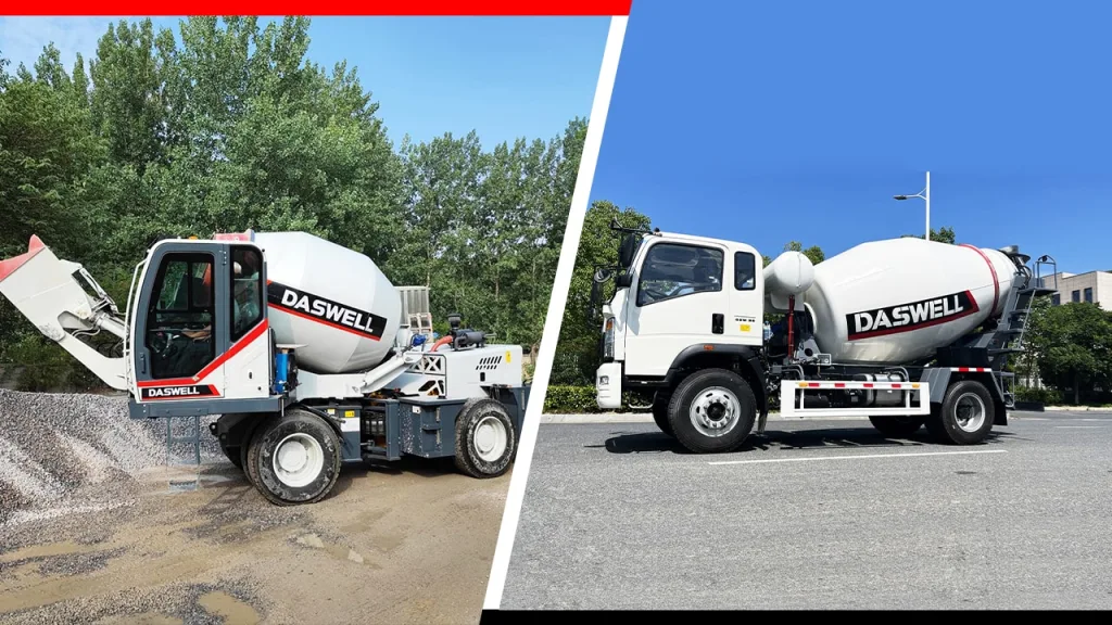What is the difference between a self-loading mixer and a transit mixer? 36 Difference between self loading mxier and concrete mixer truck